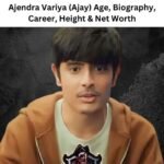 Ajendra Variya (Ajay) Age, Biography, Career, Height & Net Worth