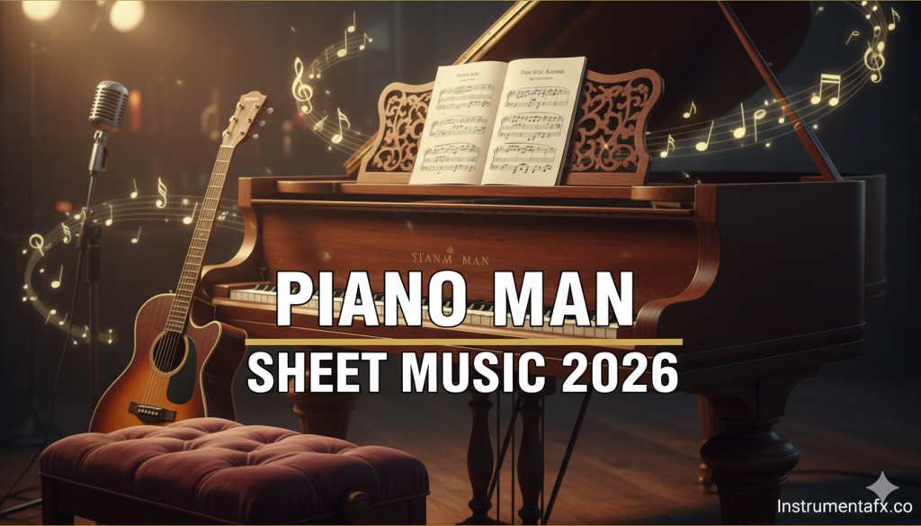 Piano Man Sheet Music for Piano, Vocal & Guitar 2026