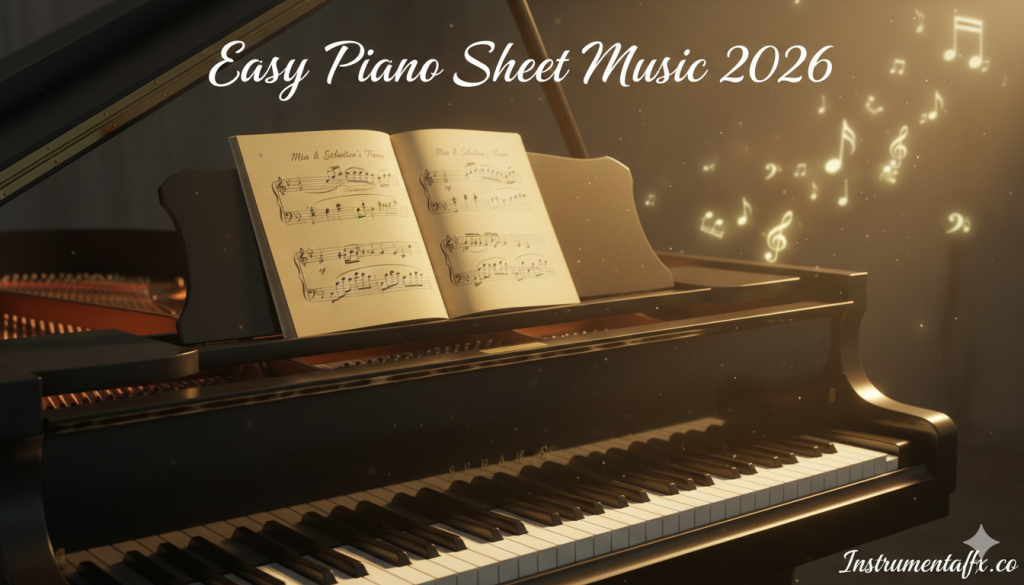 Mia and Sebastian's Theme Piano Sheet Music Easy 2026