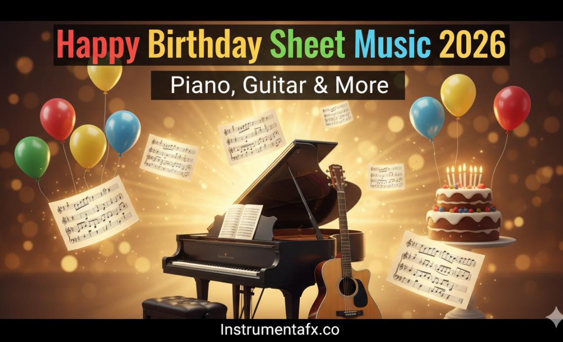 Happy Birthday Sheet Music 2026, Piano, Guitar & More