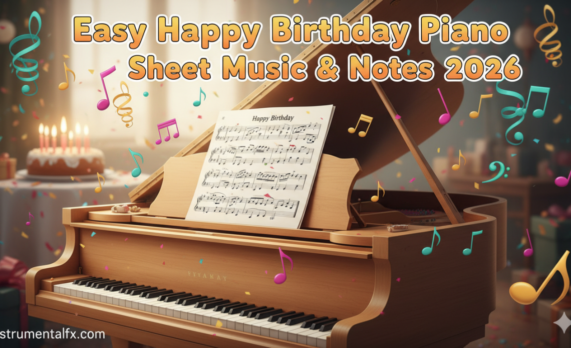 Easy Happy Birthday Piano Sheet Music & Notes 2026