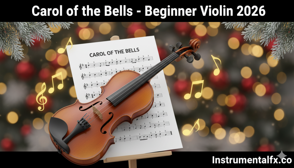 Carol of the Bells Violin Sheet Music for Beginners 2026