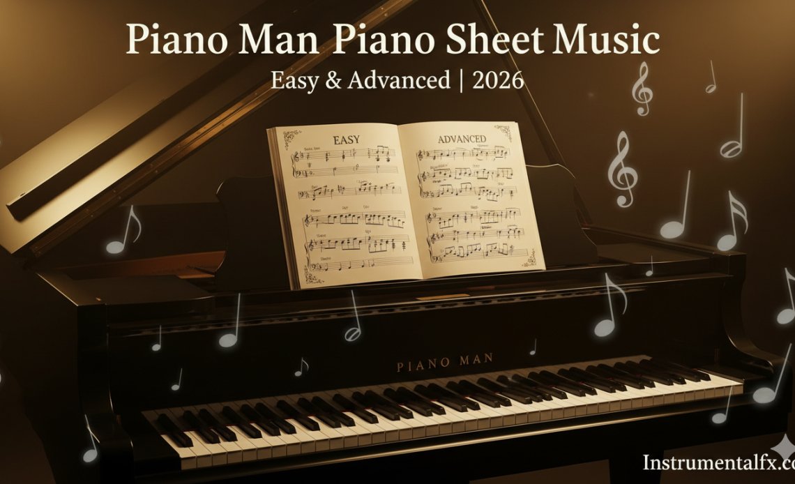 Piano Man Piano Sheet Music – Easy & Advanced 2026