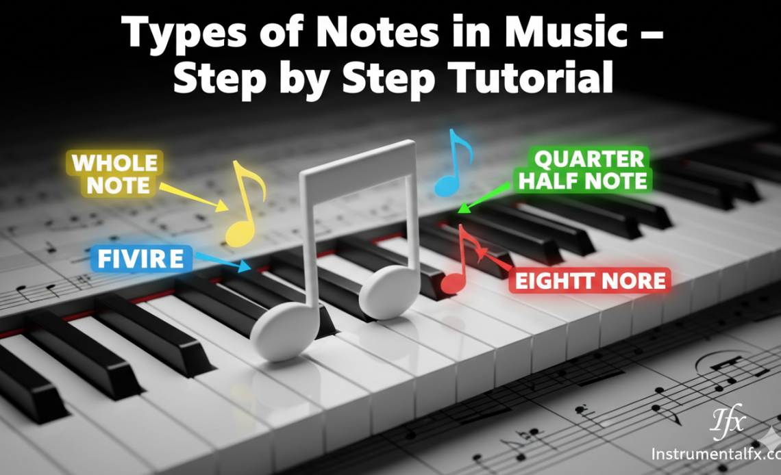 Types of Notes in Music – Step by Step Tutorial 2026