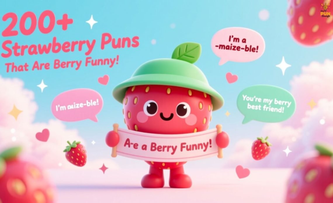 Best 200+ Strawberry Puns That Are Simply Un-berry-lievable 2026