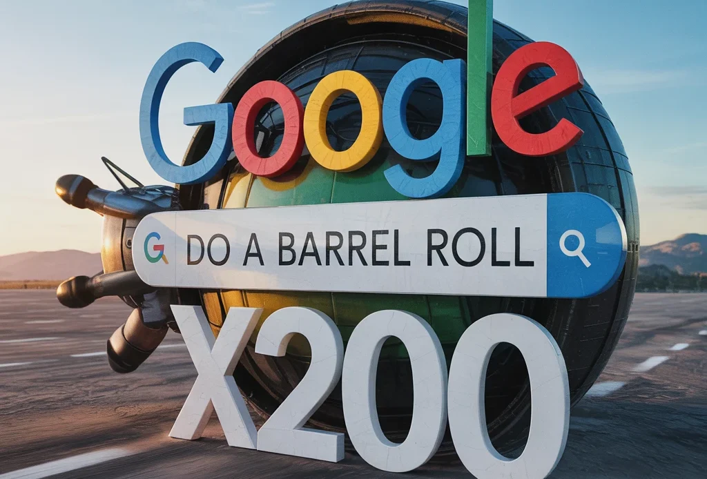 Do a Barrel Roll x200: Fun Google Easter Egg 2026
