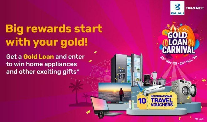 Unlock funds smartly during the gold loan carnival and make the most of today’s gold value.