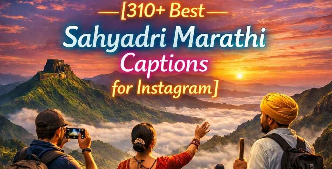 Best 300+ Sahyadri Caption in Marathi – Short & Powerful 2026