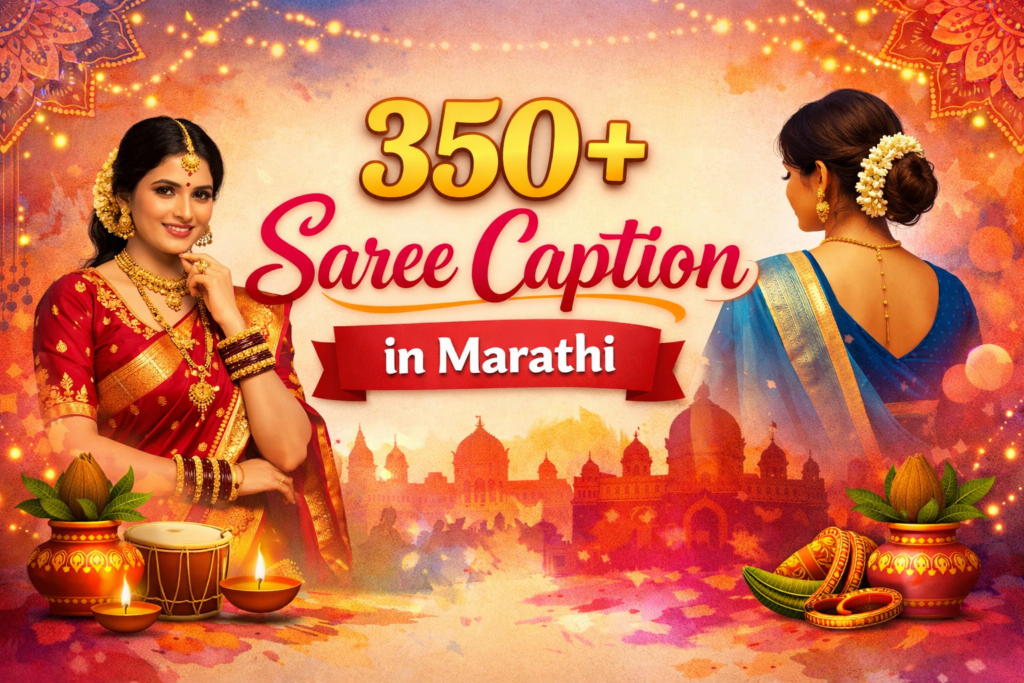 Best 350+ Short Saree Caption in Marathi for Instagram: Top Ideas 2026