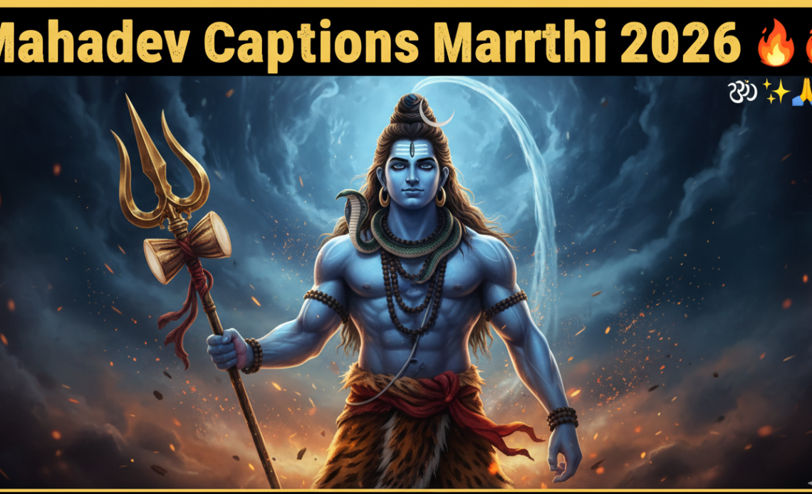 Best 350+ Mahadev Caption in Marathi: Powerful & Spiritual 2026