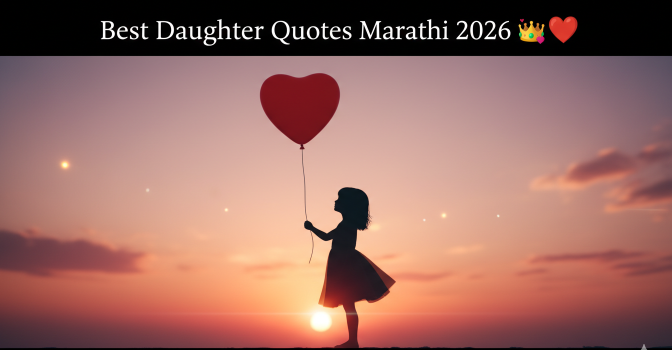 Best 100+ Cute Princess Daughter Quotes in Marathi 2026