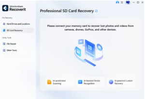 access recovery option of recoverit
