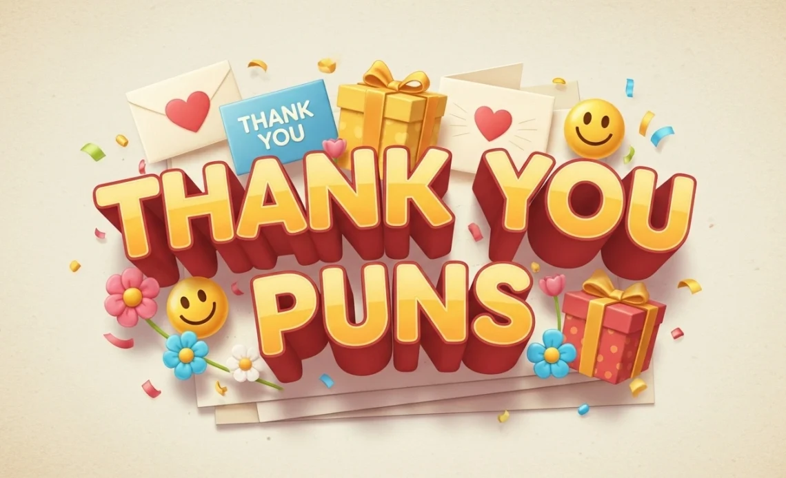 300+ Thank You Puns: Funny Ways to Show Your Gratitude 2026