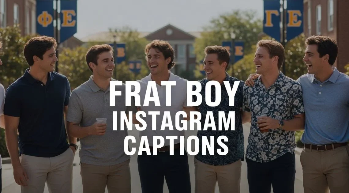 150+ Frat Instagram Captions That Go Hard in 2026